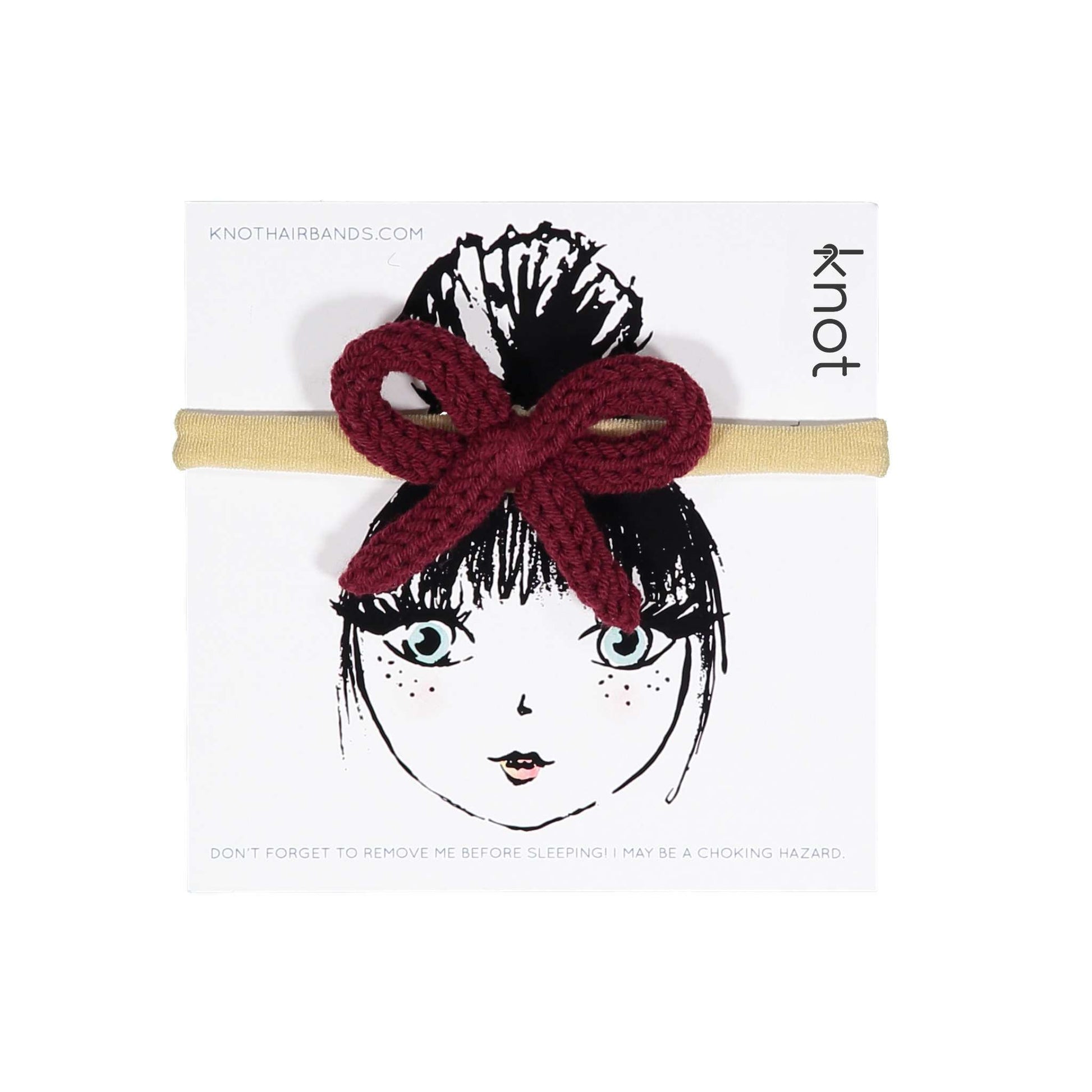 FLORET KNIT BOW BAND - KNOT Hairbands