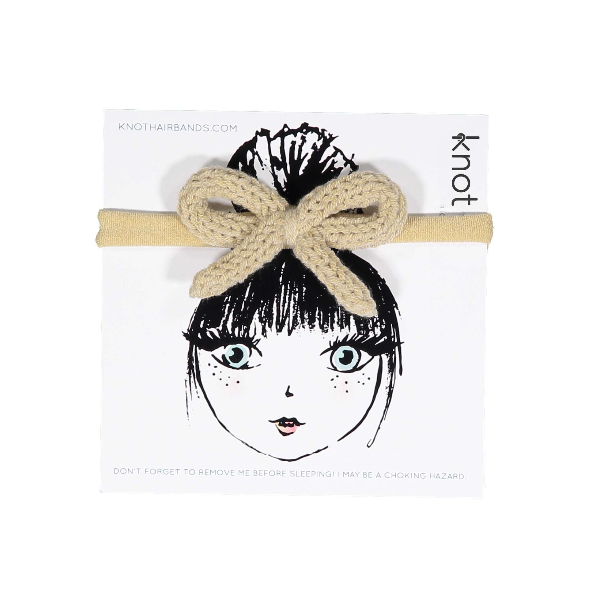 FLORET KNIT BOW BAND - KNOT Hairbands