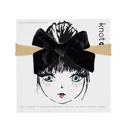 FERN VELVET BOW BAND - KNOT Hairbands