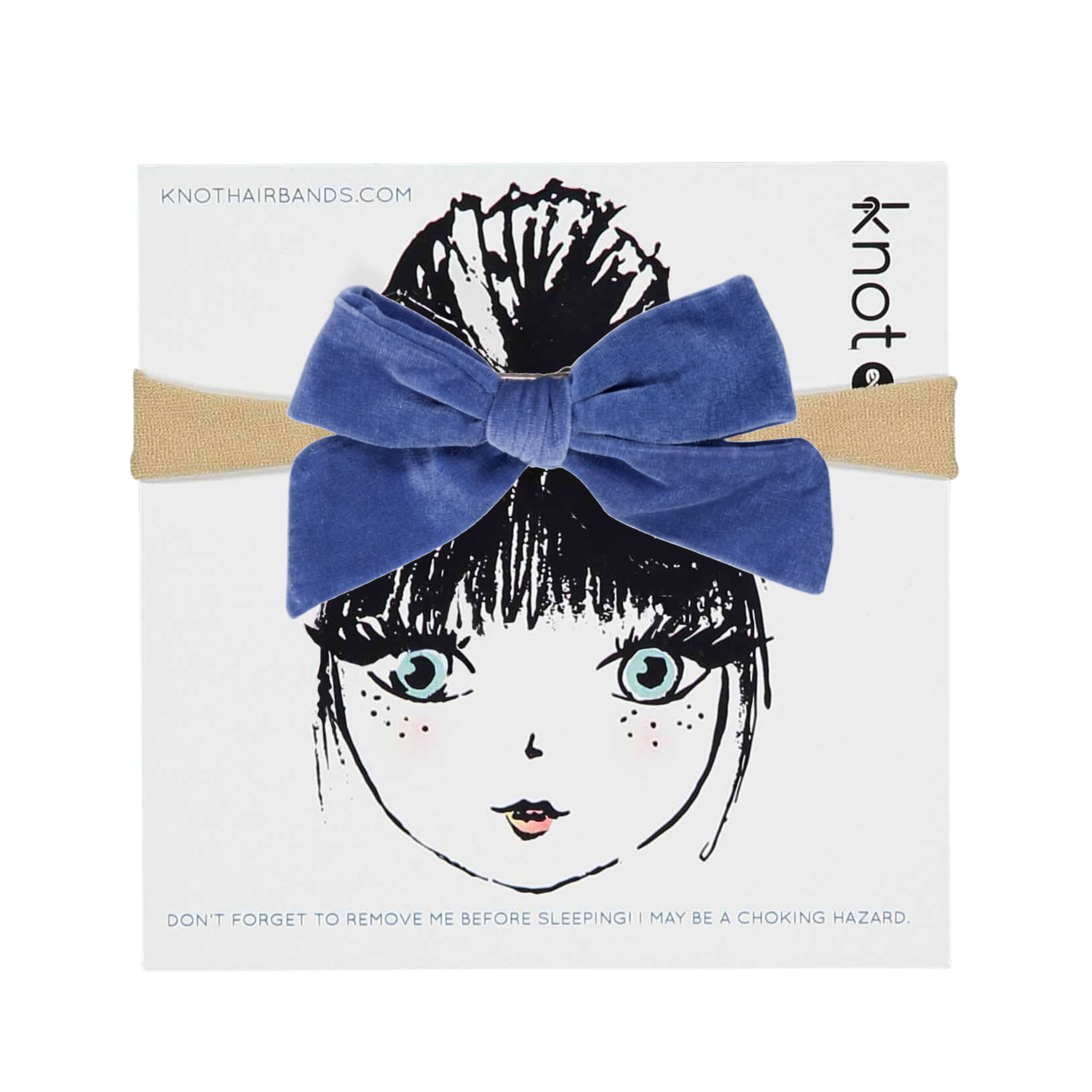 FERN VELVET BOW BAND - KNOT Hairbands