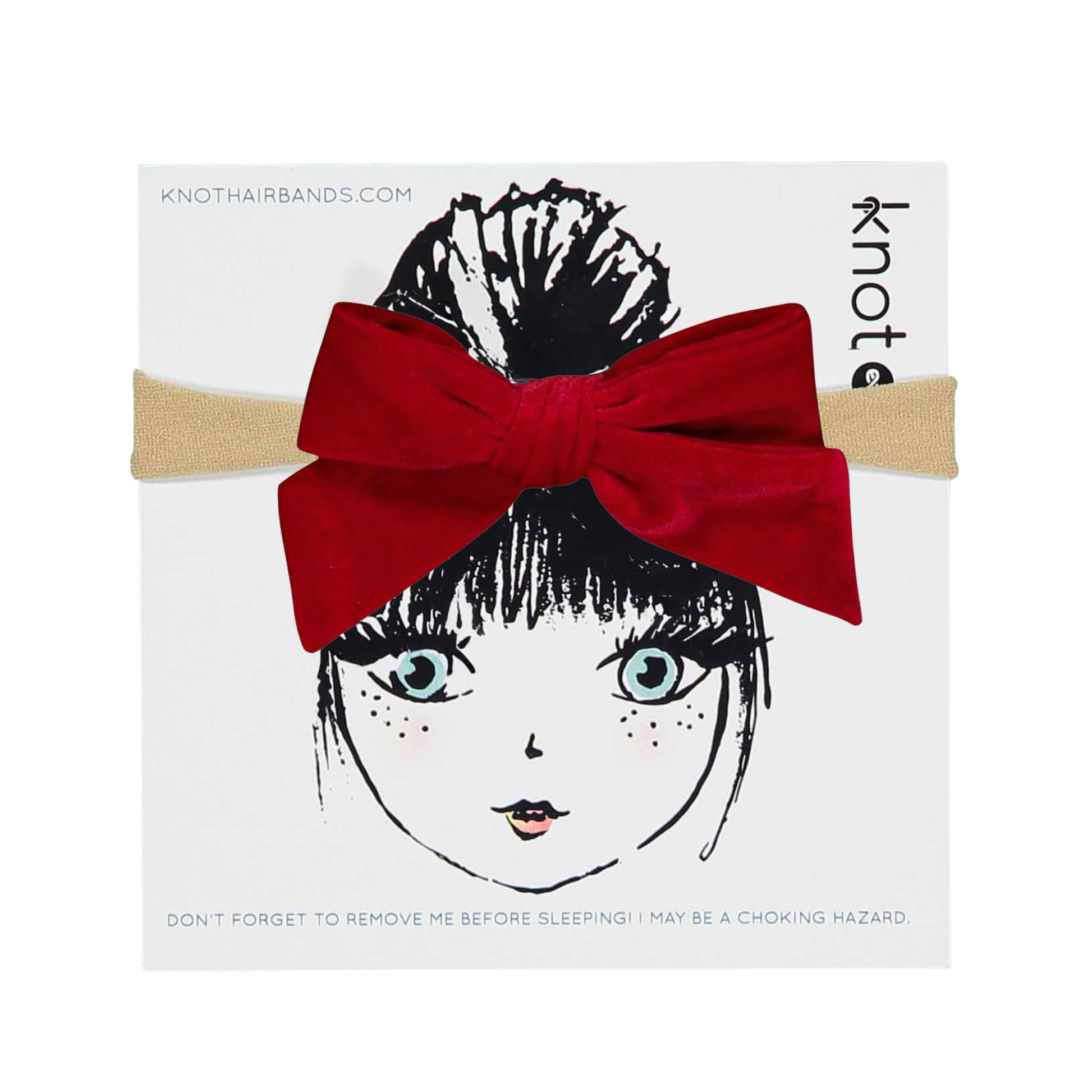 FERN VELVET BOW BAND - KNOT Hairbands