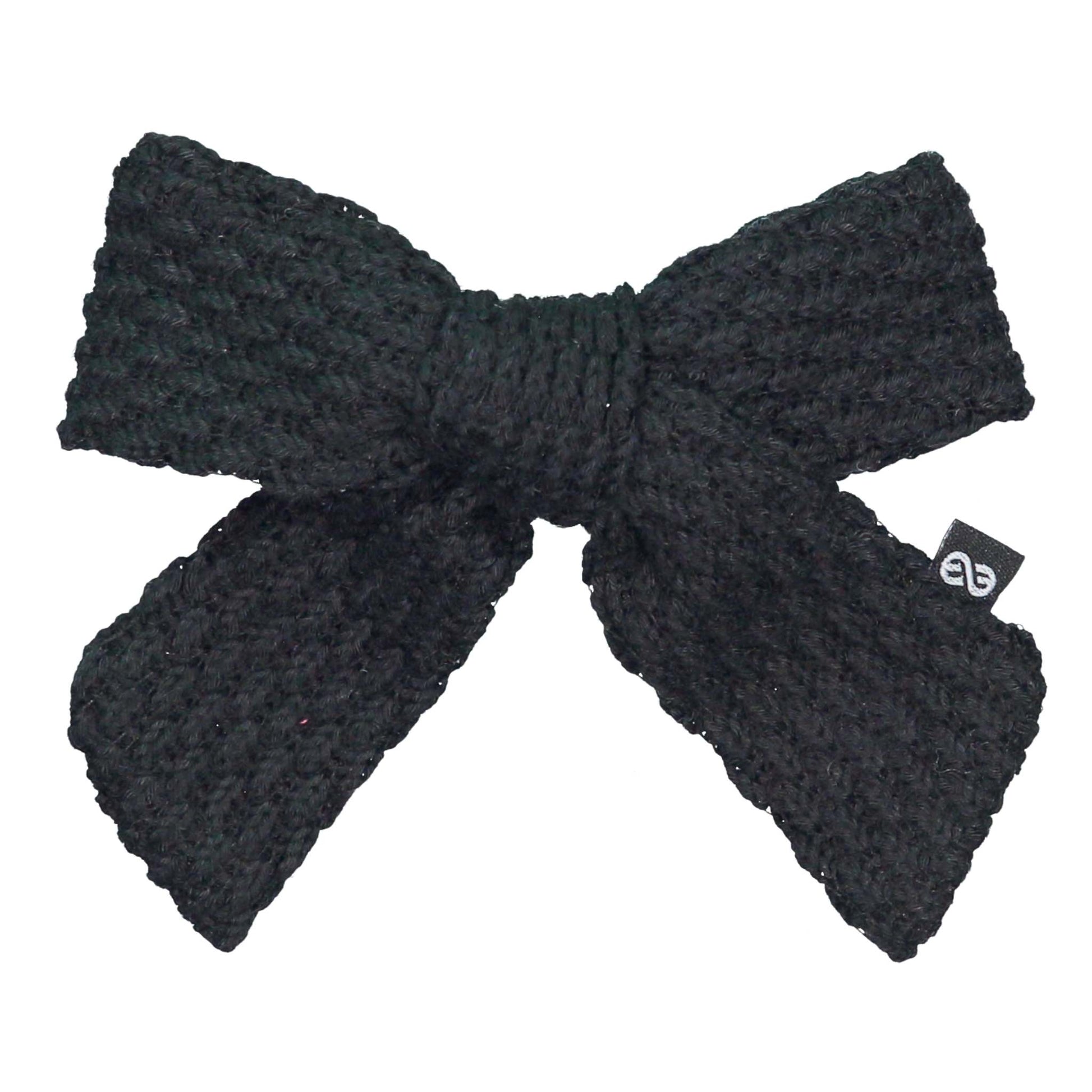 KNITTED BOW CLIP - KNOT Hairbands