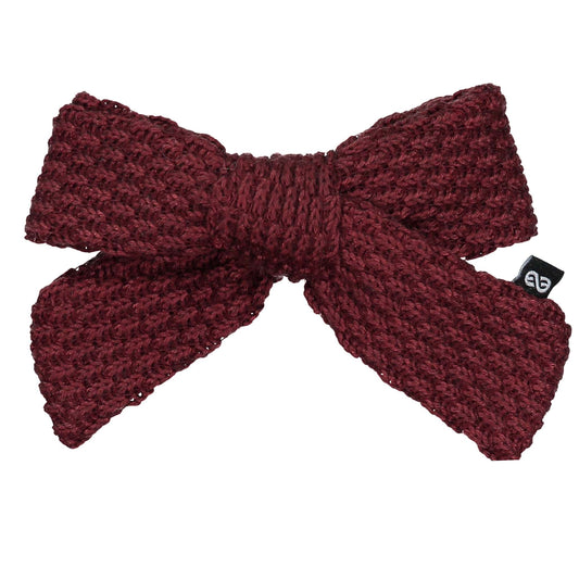 KNITTED BOW CLIP - KNOT Hairbands