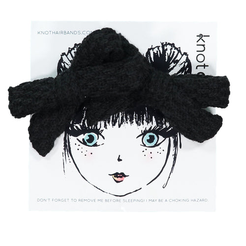 KNITTED MINI BOW SET - KNOT Hairbands