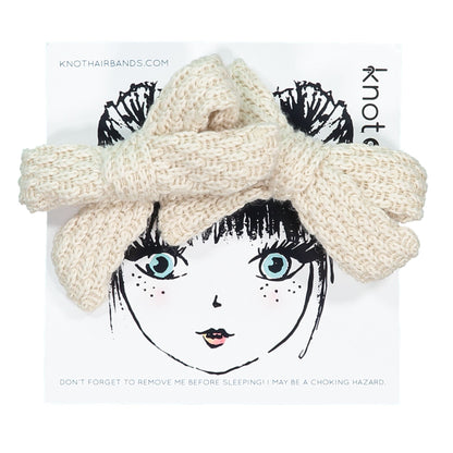 KNITTED MINI BOW SET - KNOT Hairbands