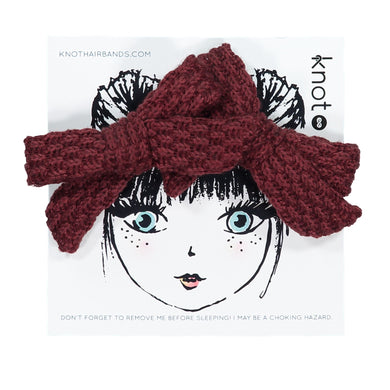 KNITTED MINI BOW SET - KNOT Hairbands