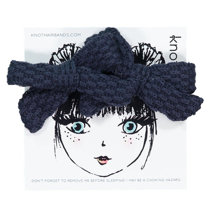 KNITTED MINI BOW SET - KNOT Hairbands