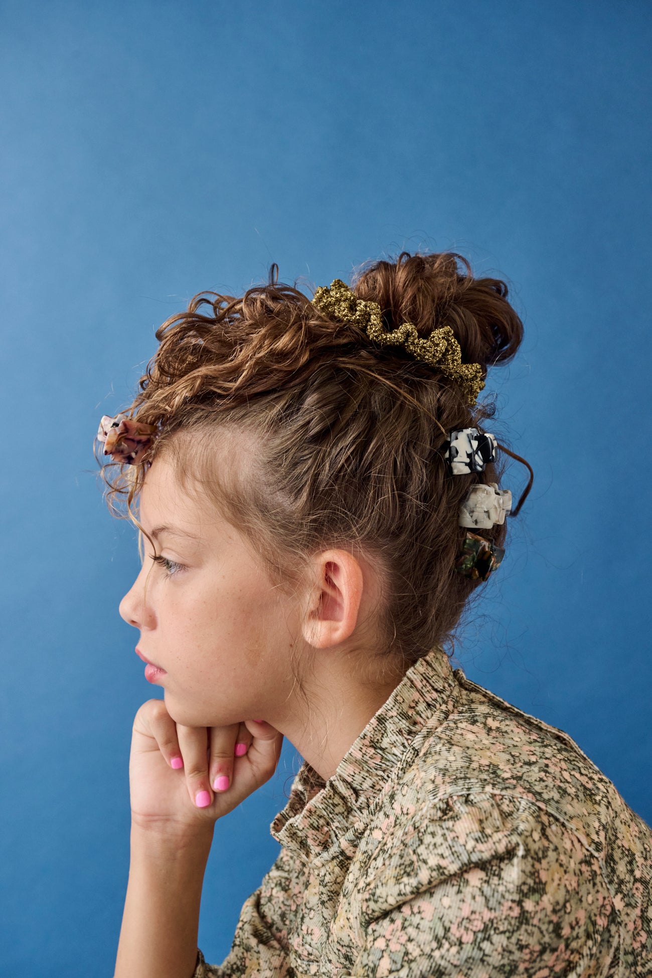 FLORET KNIT SCRUNCHIE - KNOT Hairbands