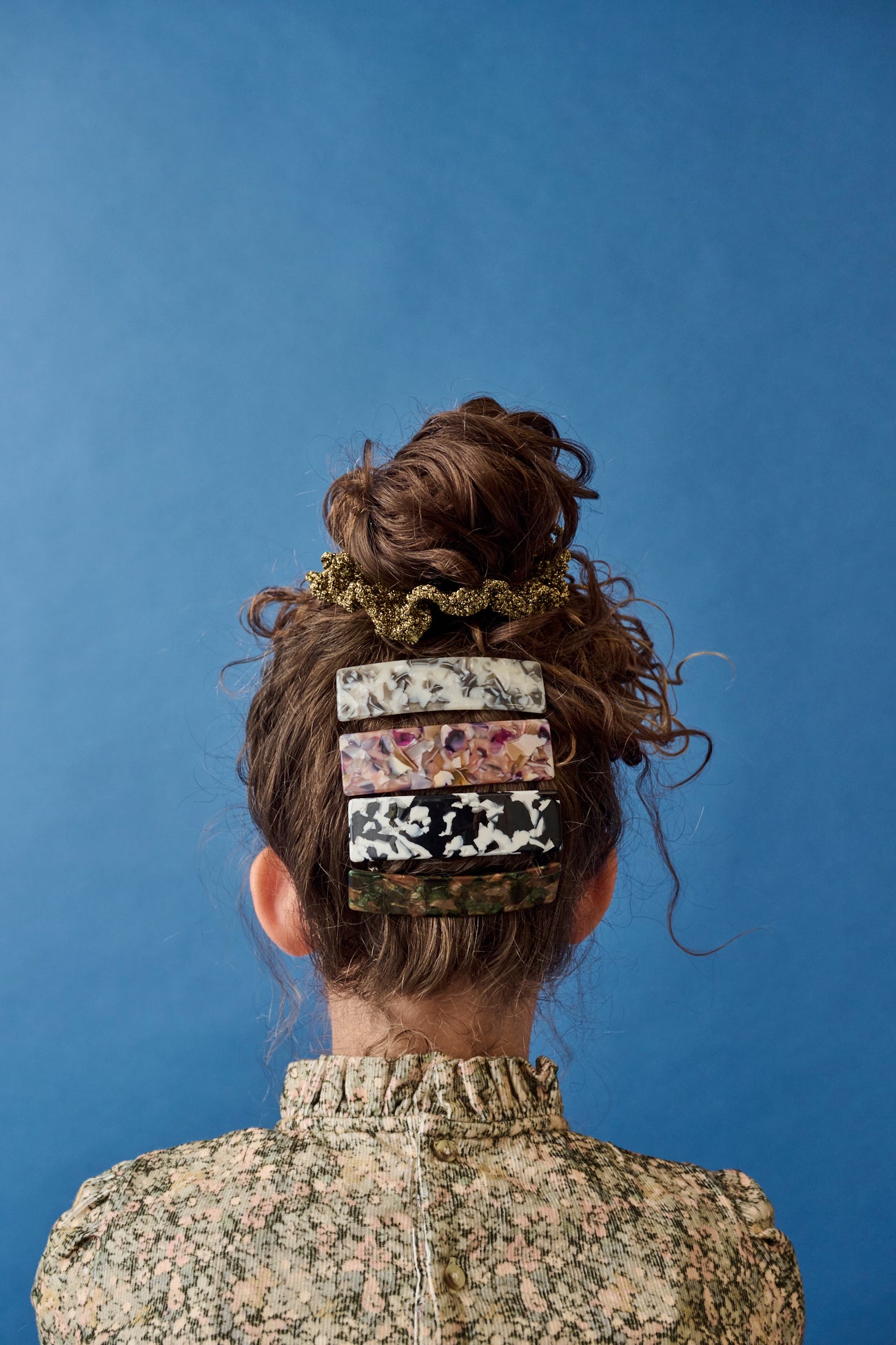 MARBLEIZED BARRETTE - KNOT Hairbands