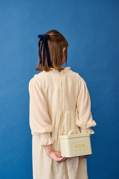 VELVET TRIM BOW - KNOT Hairbands