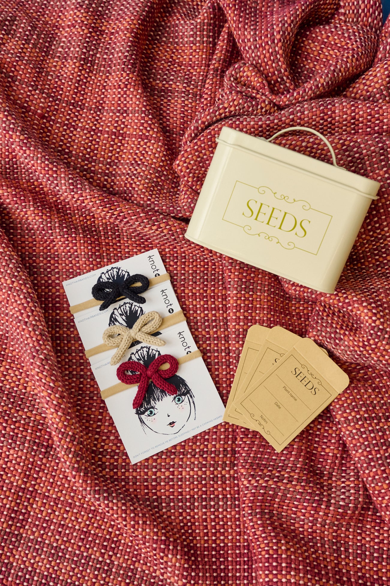 FLORET KNIT BOW BAND - KNOT Hairbands