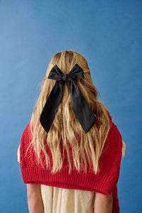 SATIN LONG BOW - KNOT Hairbands