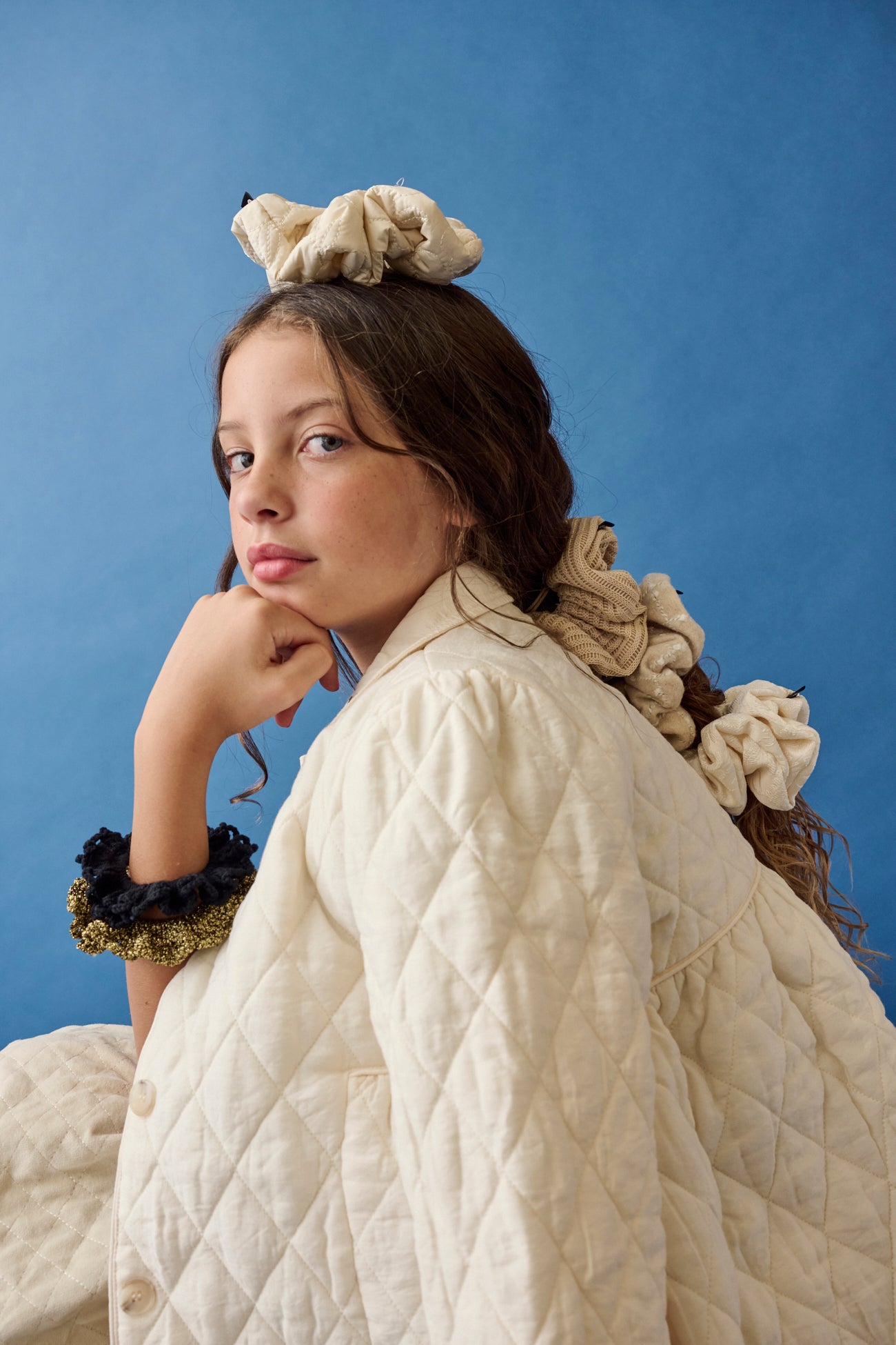 FLORET KNIT SCRUNCHIE - KNOT Hairbands