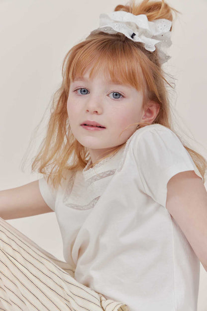 EYELET SCRUNCHIE - KNOT Hairbands