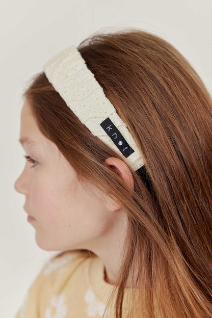EYELET HEADBAND - KNOT Hairbands