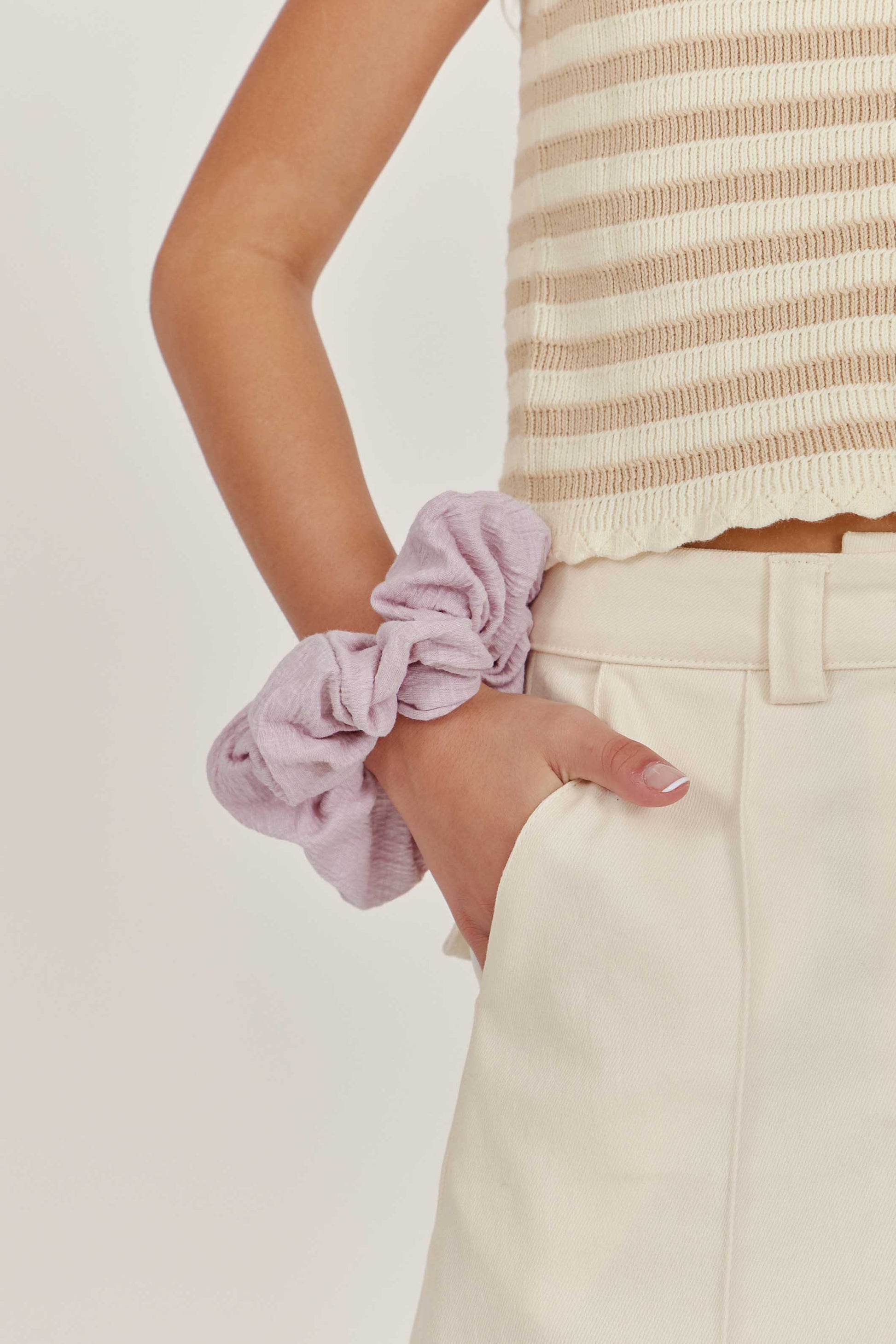 VINTAGE TEE SCRUNCHIE - KNOT Hairbands