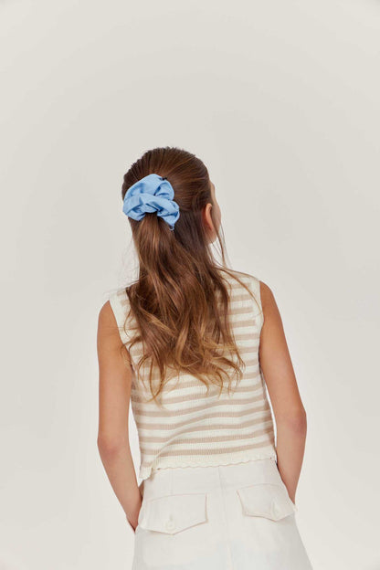 DENIM SCRUNCHIE - KNOT Hairbands