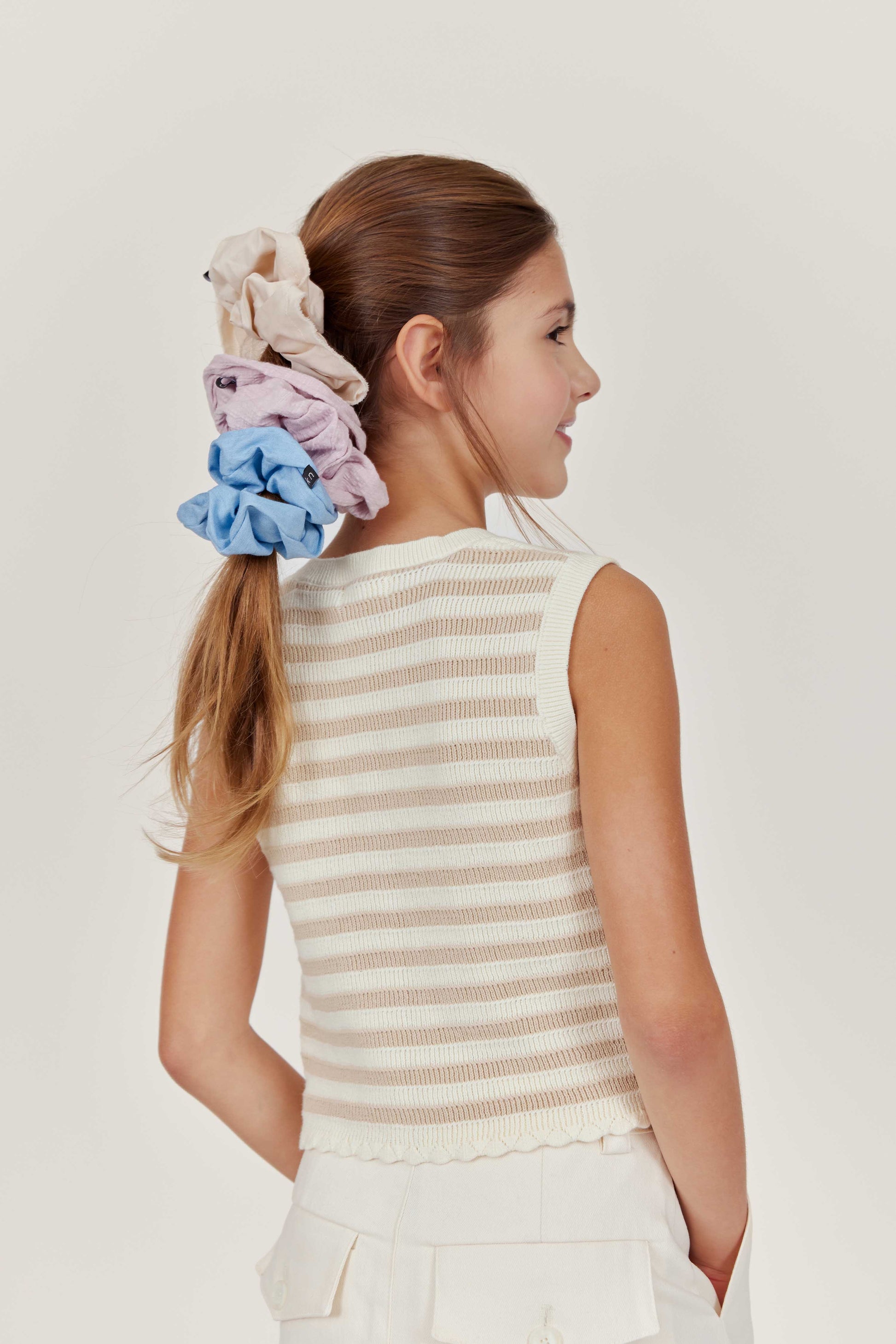 VINTAGE TEE SCRUNCHIE - KNOT Hairbands