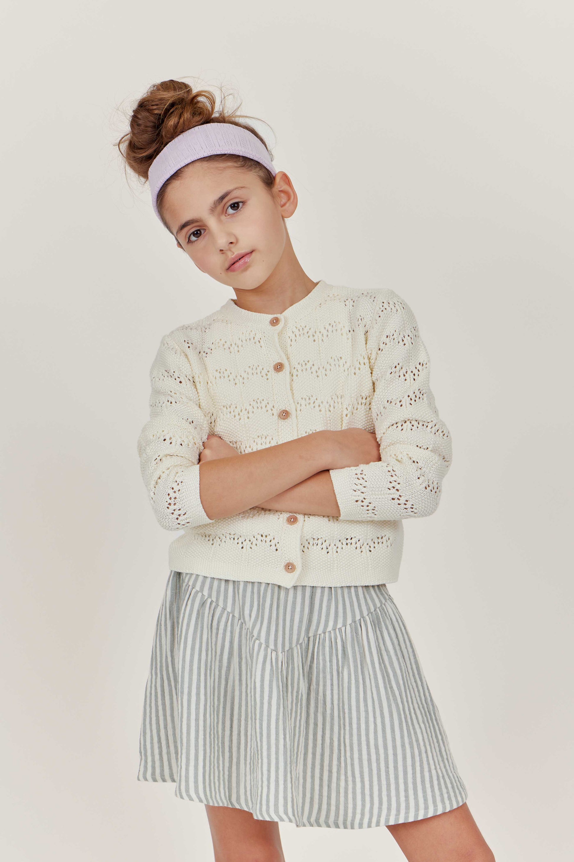 POINTELLE HEADWRAP - KNOT Hairbands