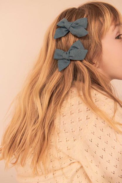 WOVEN BOW SET - KNOT Hairbands