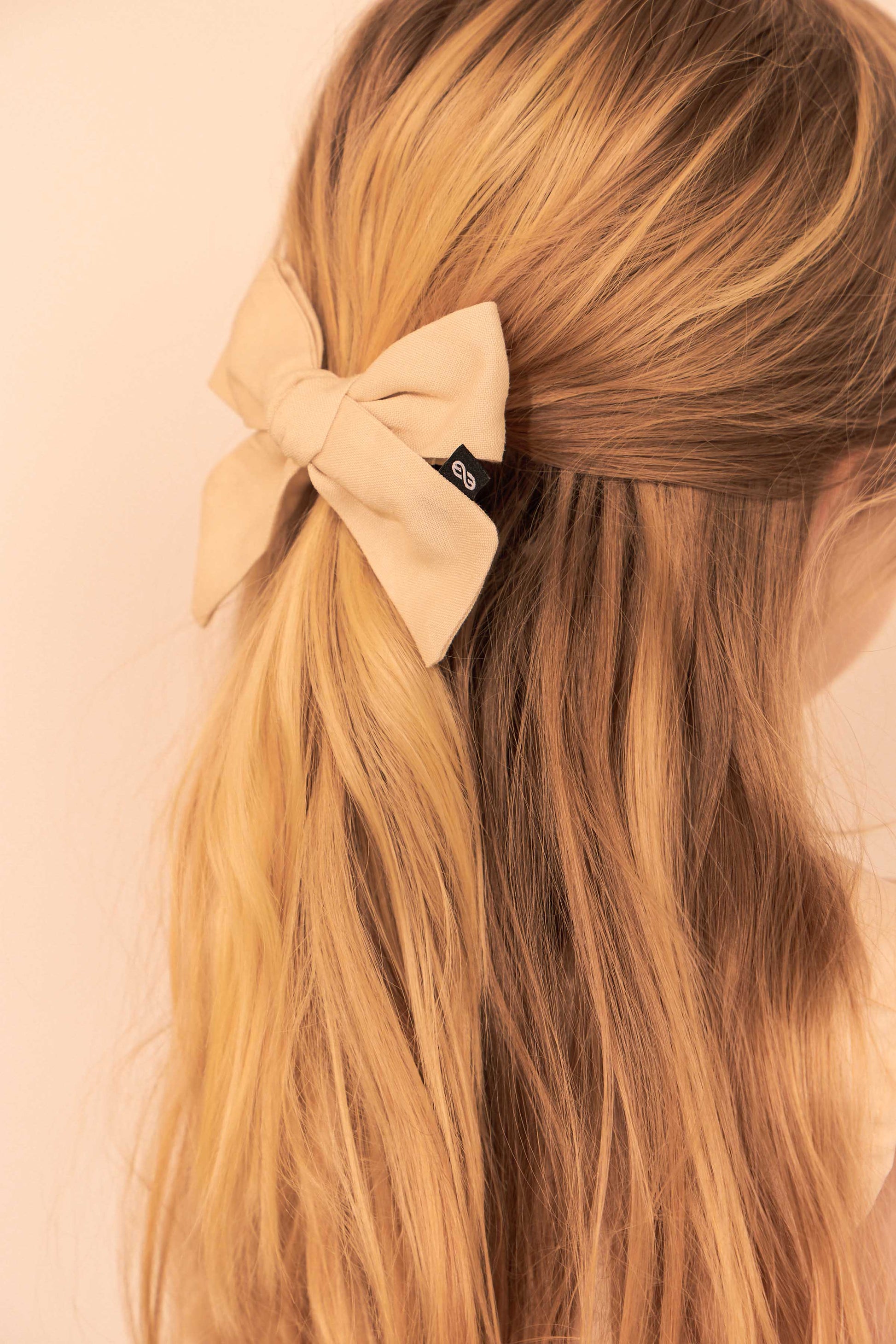 WOVEN BOW CLIP - KNOT Hairbands