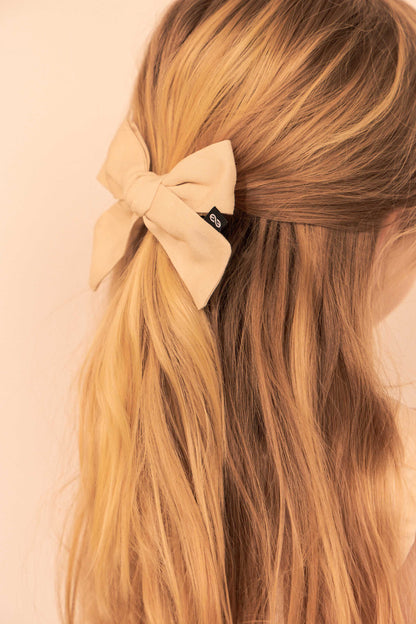 WOVEN BOW CLIP - KNOT Hairbands