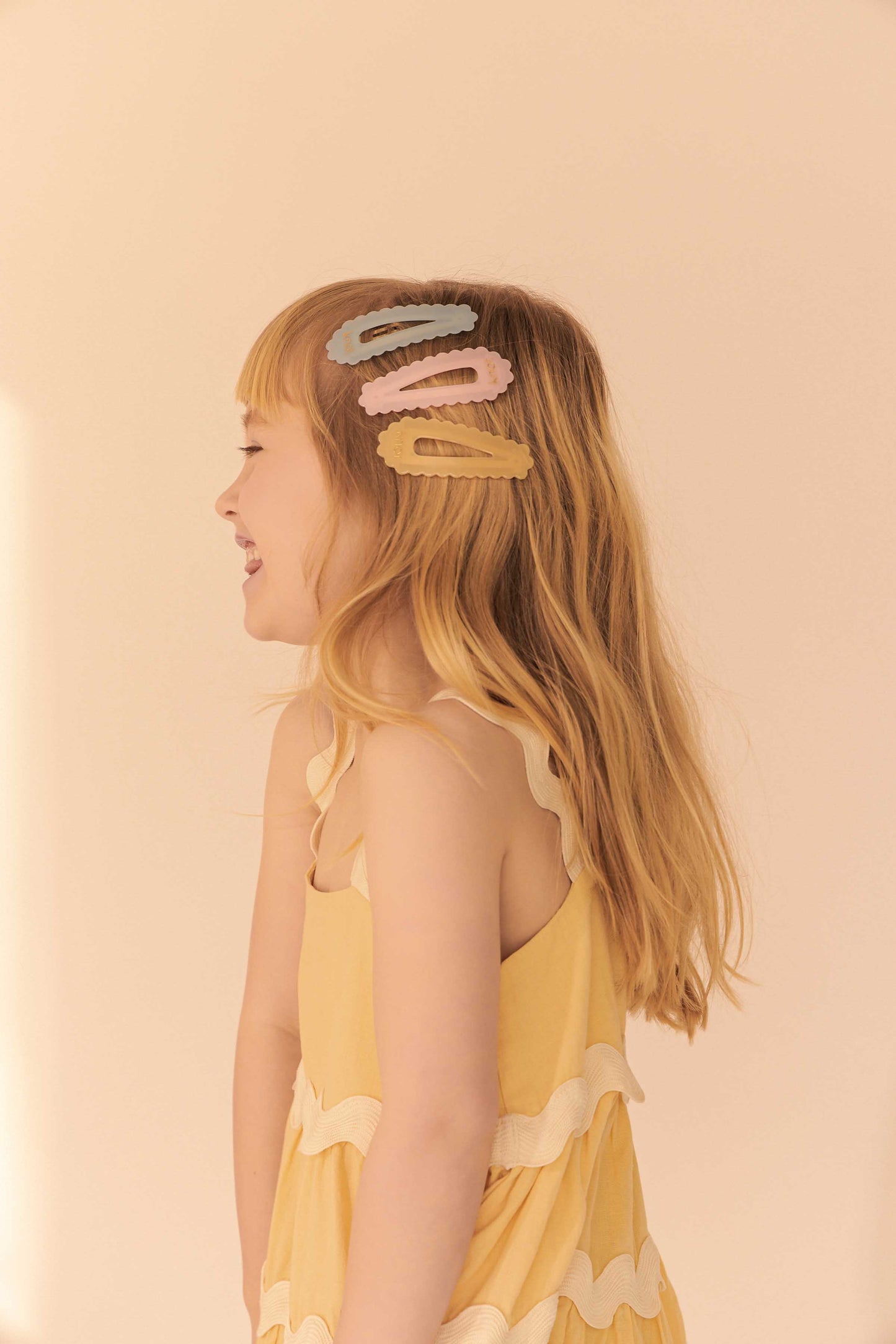 SCALLOPED OVERSIZED SNAP CLIP - KNOT Hairbands