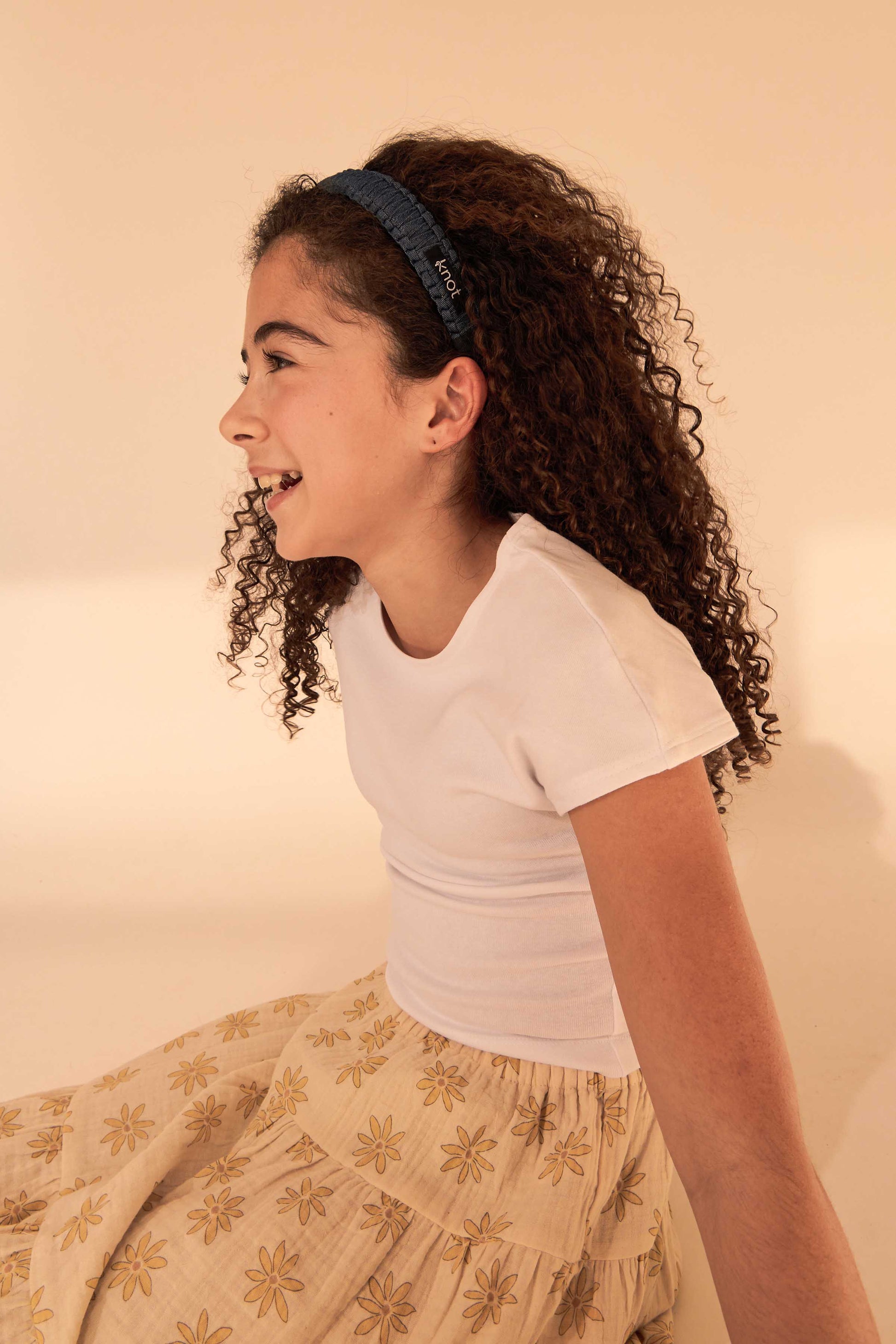 INDIGO DENIM HEADBAND - KNOT Hairbands