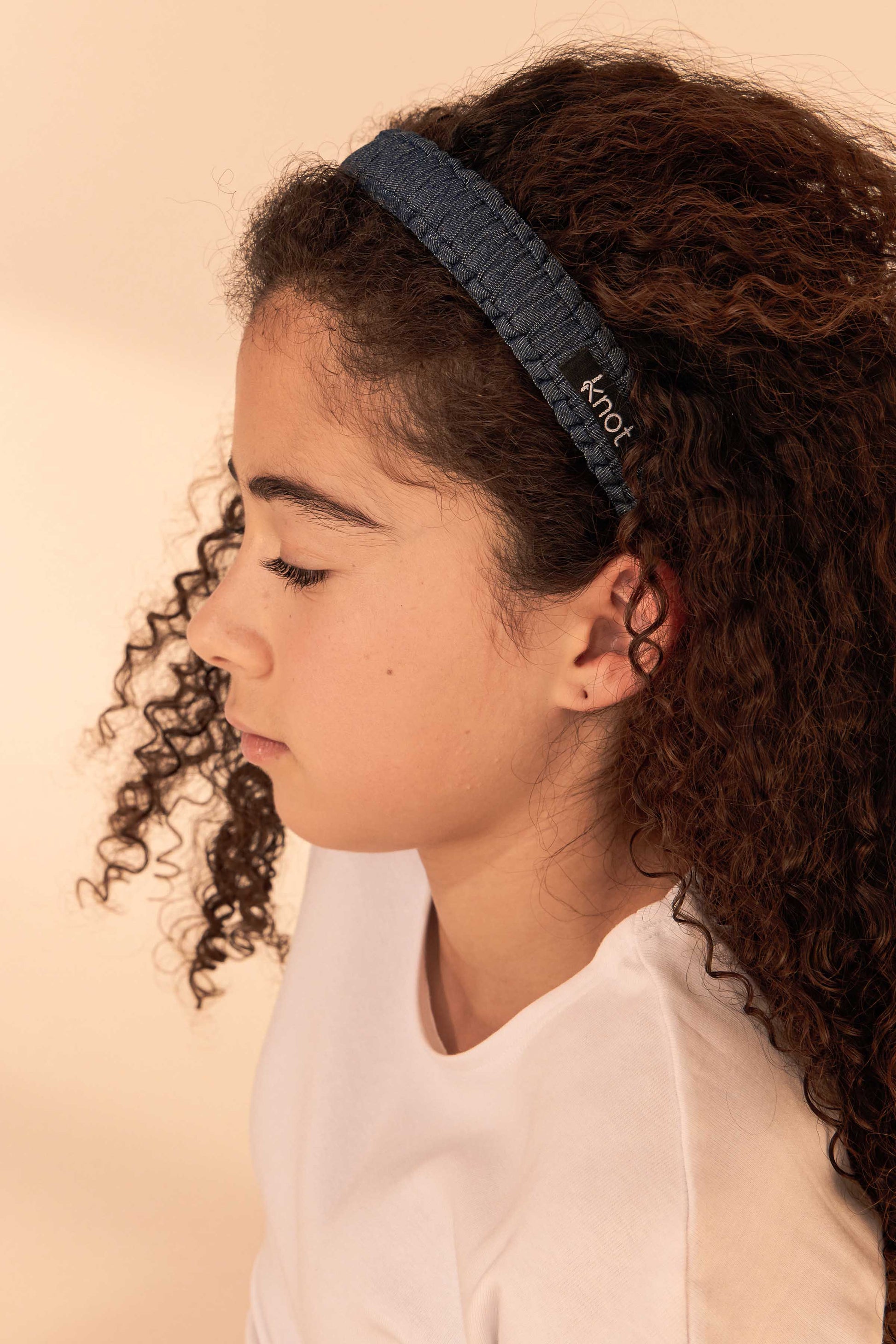 INDIGO DENIM HEADBAND - KNOT Hairbands