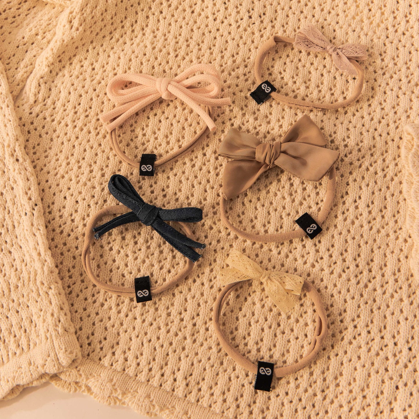 SATEEN BOW BAND - KNOT Hairbands