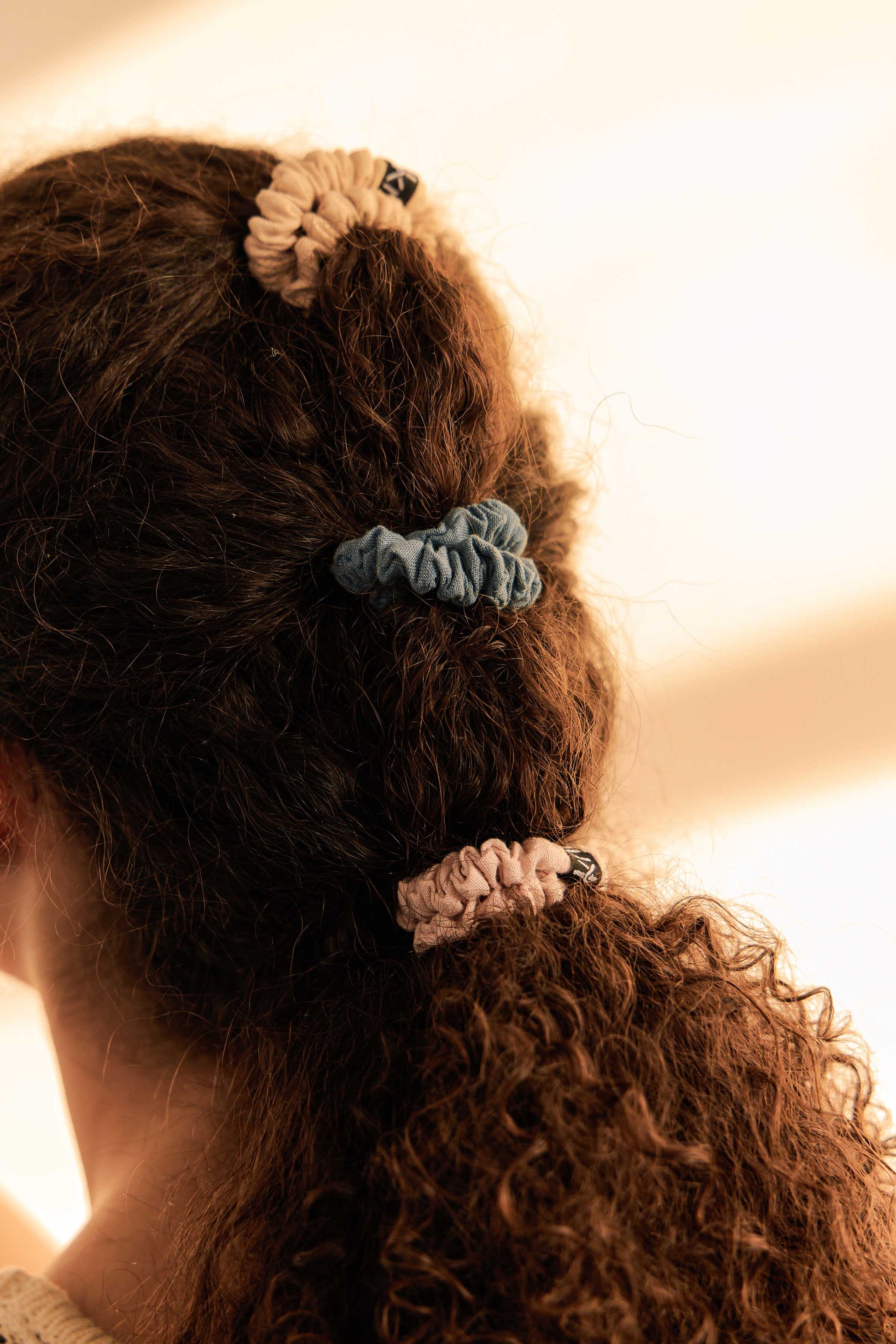 WOVEN SCRUNCHIE SET - KNOT Hairbands