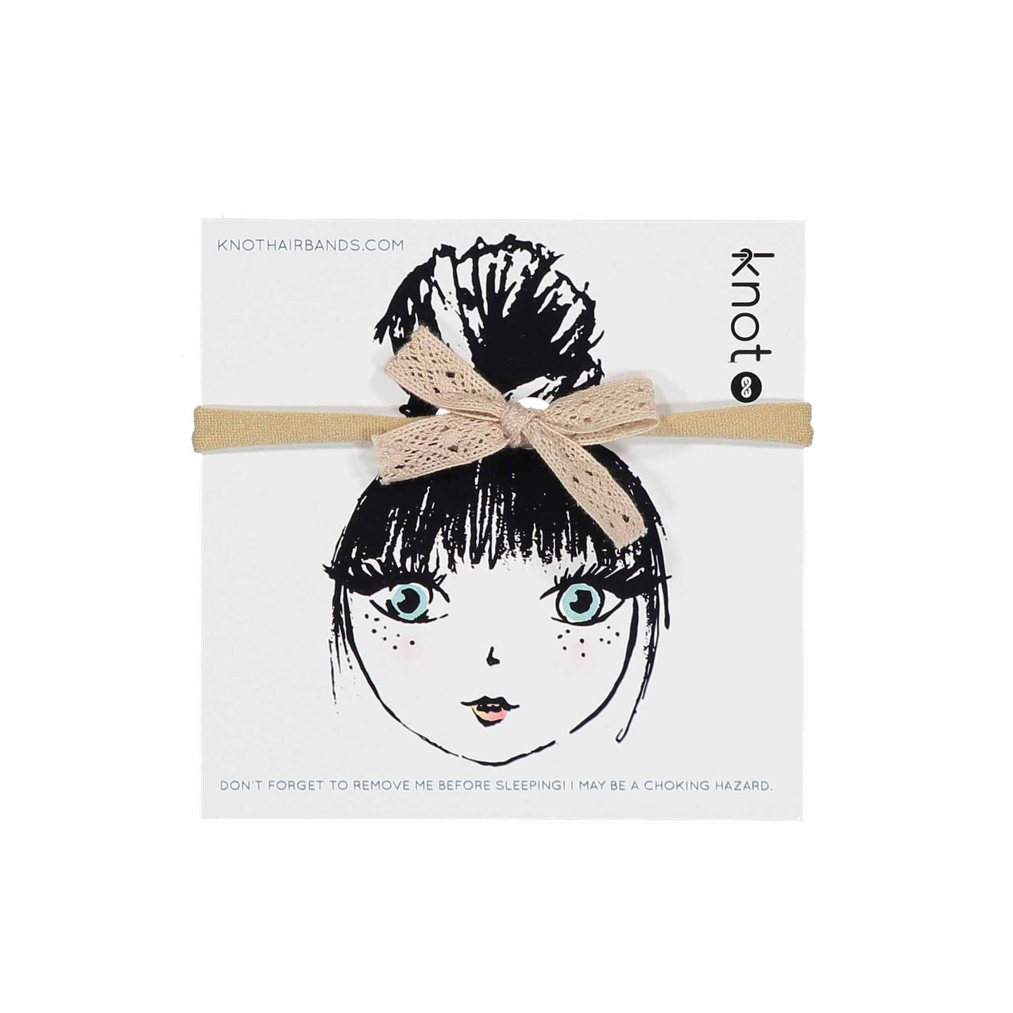 LACE RIBBON BOW BAND - KNOT Hairbands