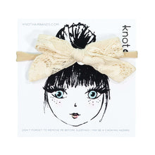 Load image into Gallery viewer, LACE MINI BOW BAND AW25 - KNOT Hairbands