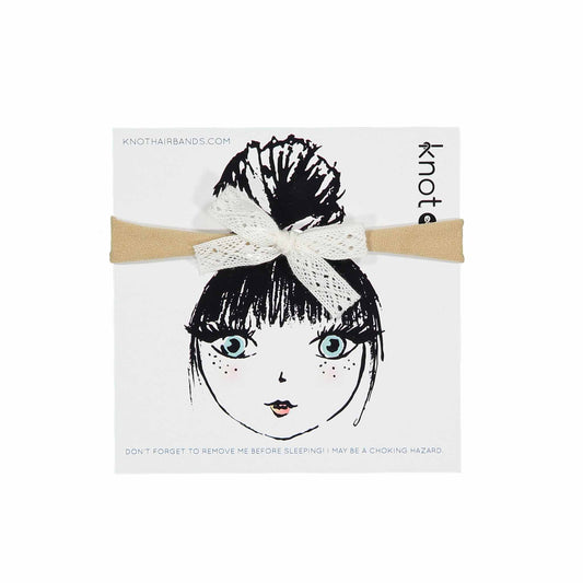 LACE RIBBON BOW BAND - KNOT Hairbands