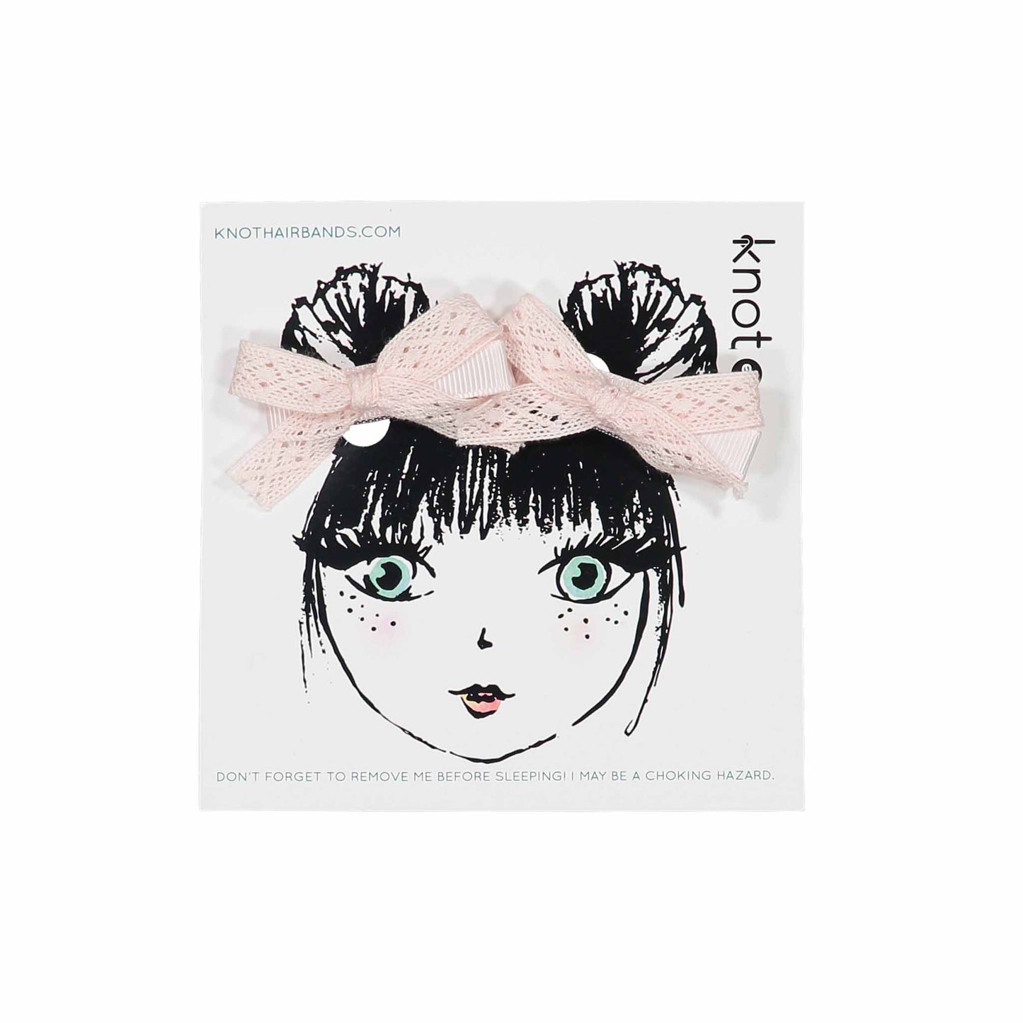 LACE RIBBON BOW SET - KNOT Hairbands