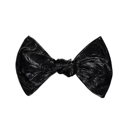 LEATHERED BOW CLIP AW23 - KNOT Hairbands