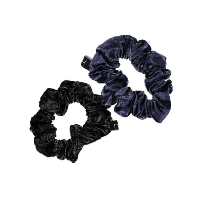 LEATHERED PETITE SCRUNCHIE 2 PACK AW23 - KNOT Hairbands