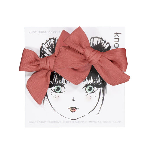 LUSTRE MINI BOW SET - KNOT Hairbands