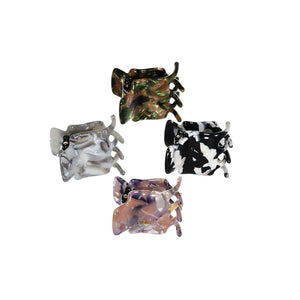 MARBLEIZED CLAW PACK - KNOT Hairbands