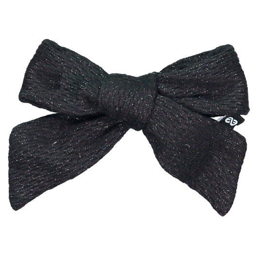 METALLIC BOW CLIP - KNOT Hairbands