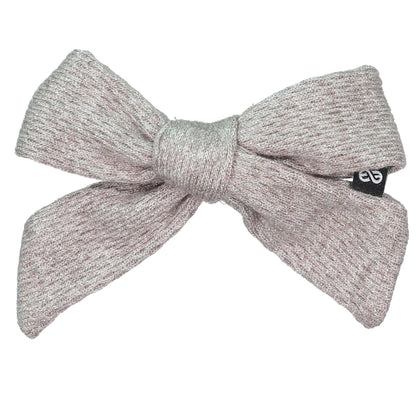 METALLIC BOW CLIP - KNOT Hairbands