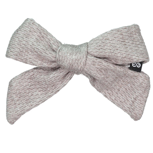 METALLIC BOW CLIP - KNOT Hairbands