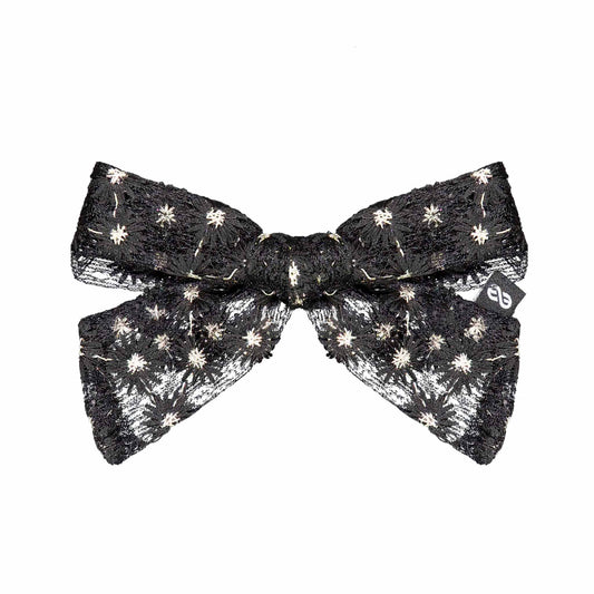 PETAL NEST SHORT BOW CLIP - KNOT Hairbands
