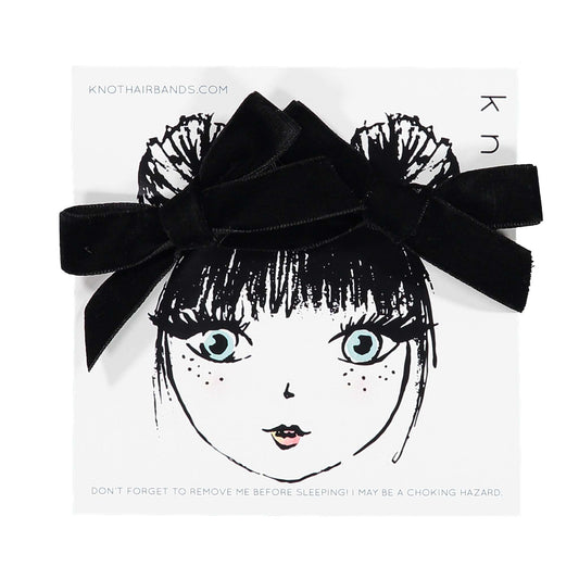 RIBBON MINI BOW CLIP SET AW23 - KNOT Hairbands