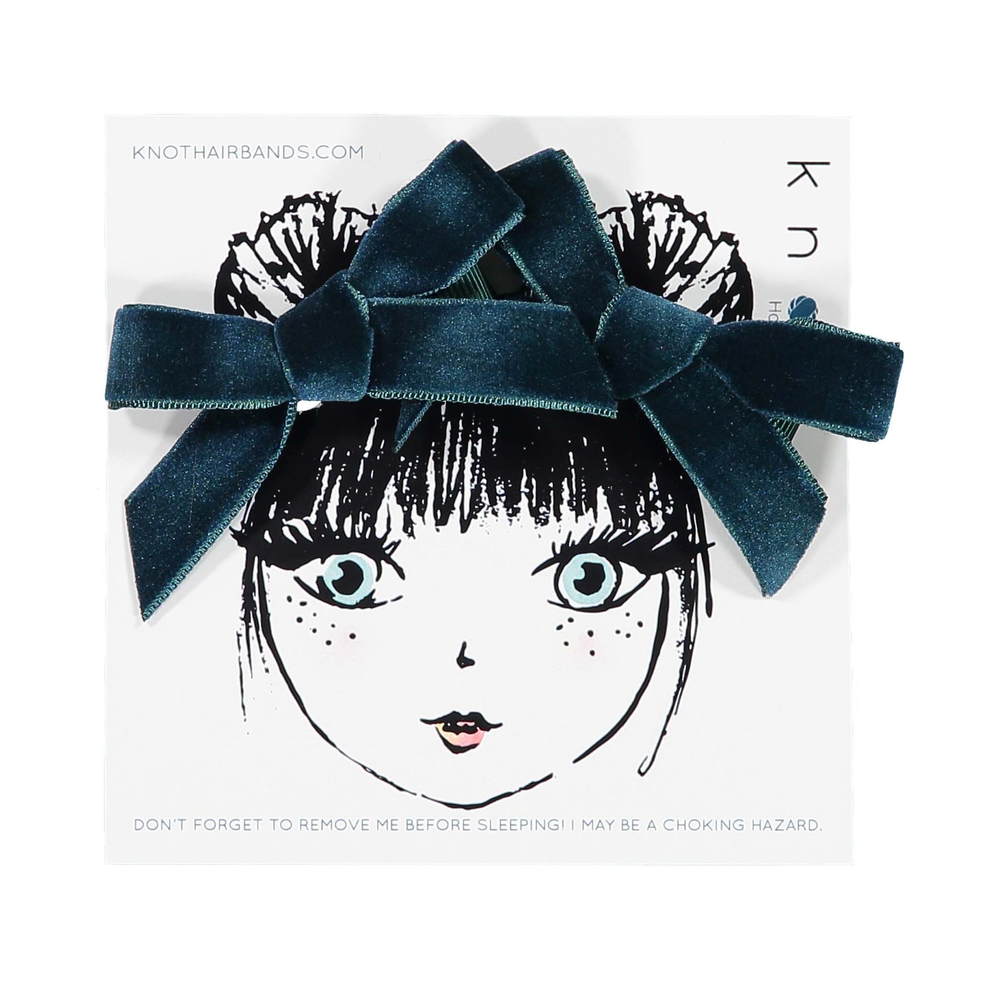 RIBBON MINI BOW CLIP SET AW23 - KNOT Hairbands