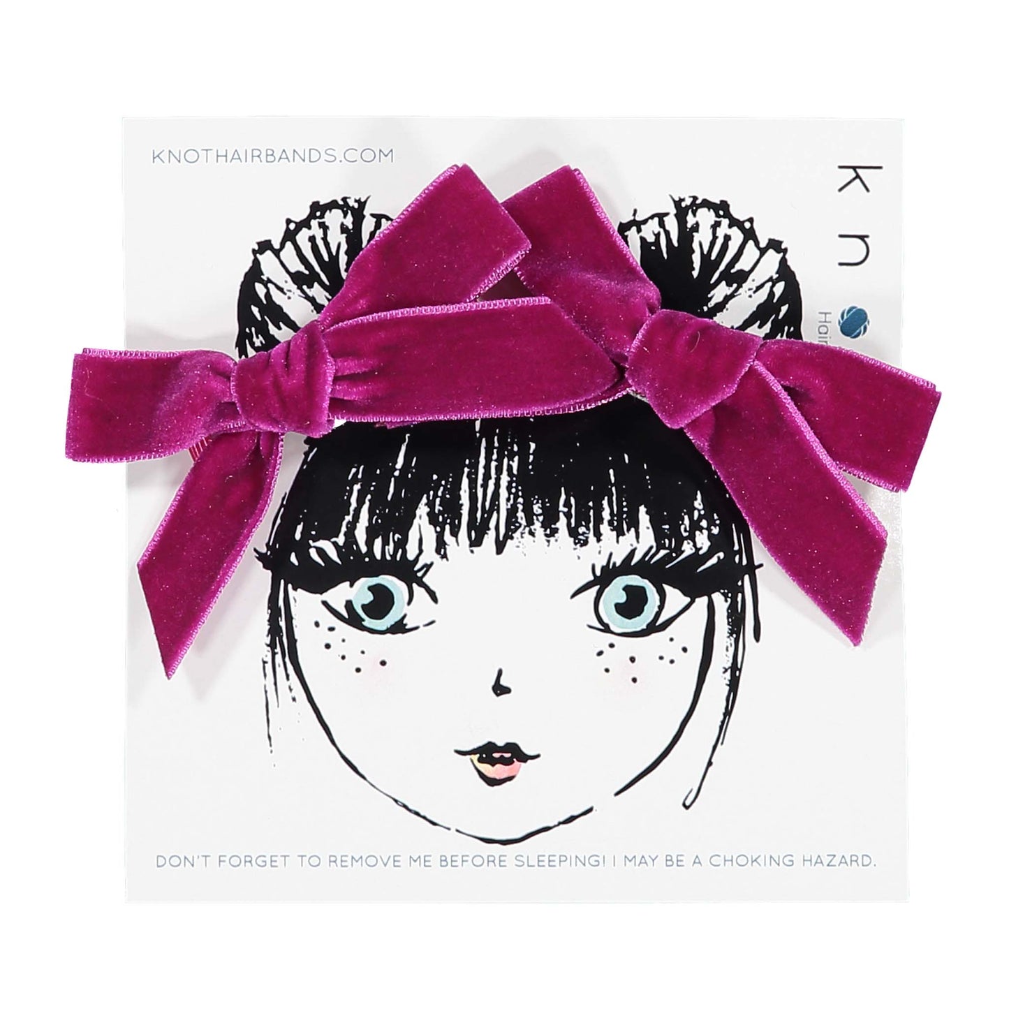 RIBBON MINI BOW CLIP SET AW23 - KNOT Hairbands