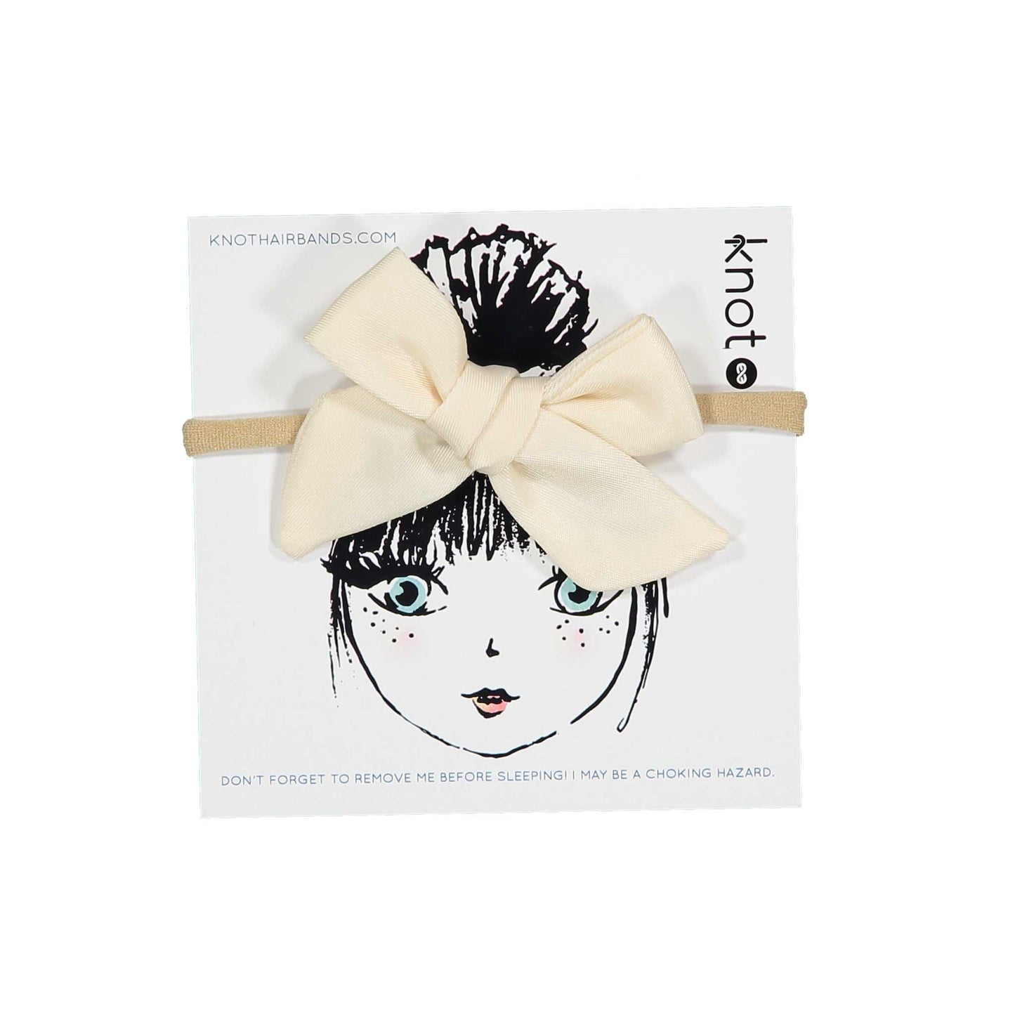 SATEEN BOW BAND - KNOT Hairbands