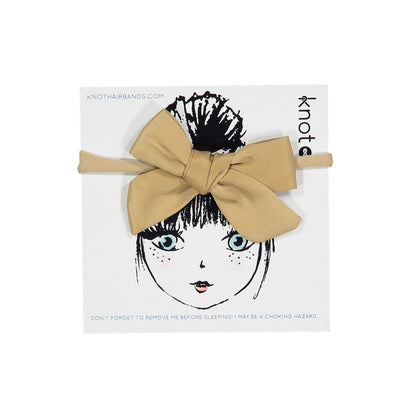SATEEN BOW BAND - KNOT Hairbands