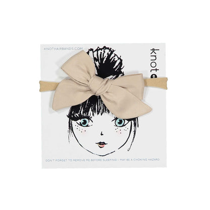 SATEEN BOW BAND - KNOT Hairbands