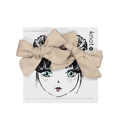SATEEN BOW SET - KNOT Hairbands